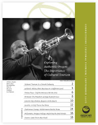 Oregon Arts Commission Cultural Tourism publication cover