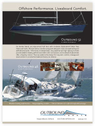 Outbound Yachts advertising